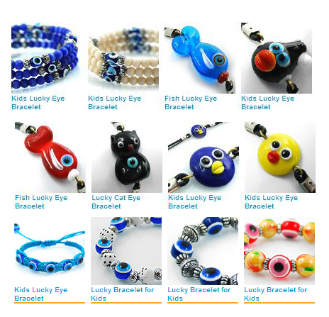 glass evil eye bracelets